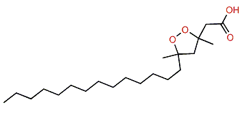 3,5-Dimethyl-5-tetradecyl-1,2-dioxolane-3-acetic acid